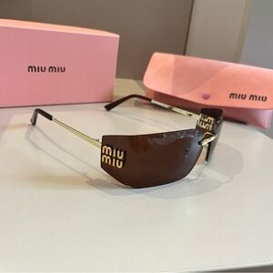 Miu Miu Brown Sunglasses